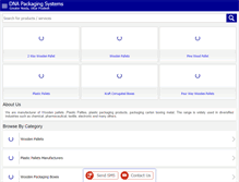 Tablet Screenshot of dnapackagingsolutions.com